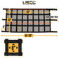 42" x 82" Heavy-Duty Cargo Net with Mesh Lining | Ratchets & E-Track Fittings