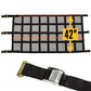 42" x 82" Heavy-Duty Cargo Net with Mesh Lining | Ratchets & E-Track Fittings