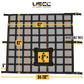 82" x 82" Heavy-Duty Cargo Net with Mesh Lining | Ratchets & E-Track Fittings