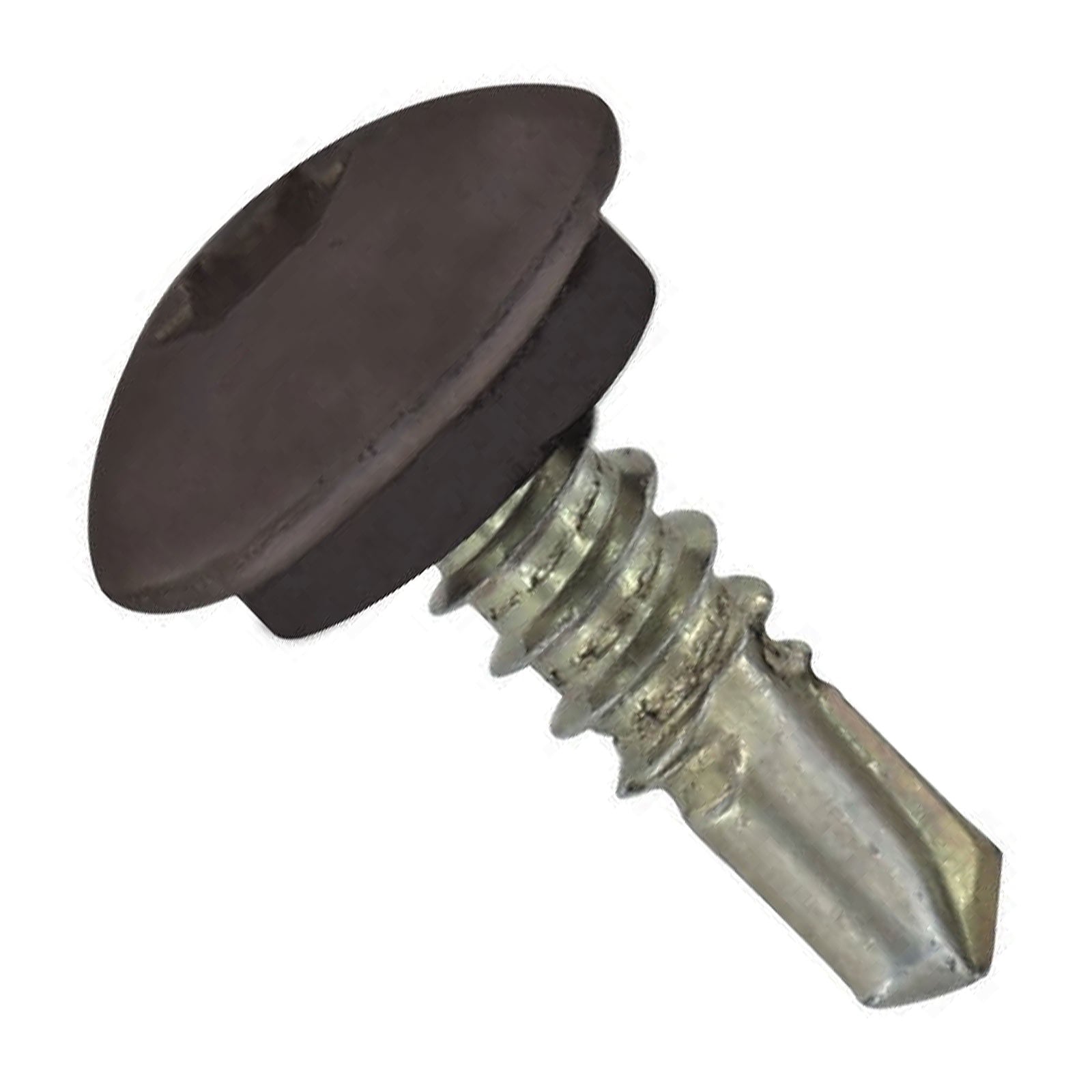 14 inch14 x 78 inch Eclipse Steelbinder Metal Roofing Stitch Screw Charcoal Gray Pkg 250