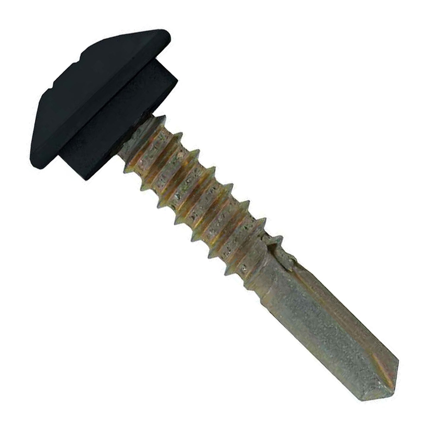 #1214 x 114 inch Eclipse Steelbinder Metal Roofing Screw Black Pkg 250