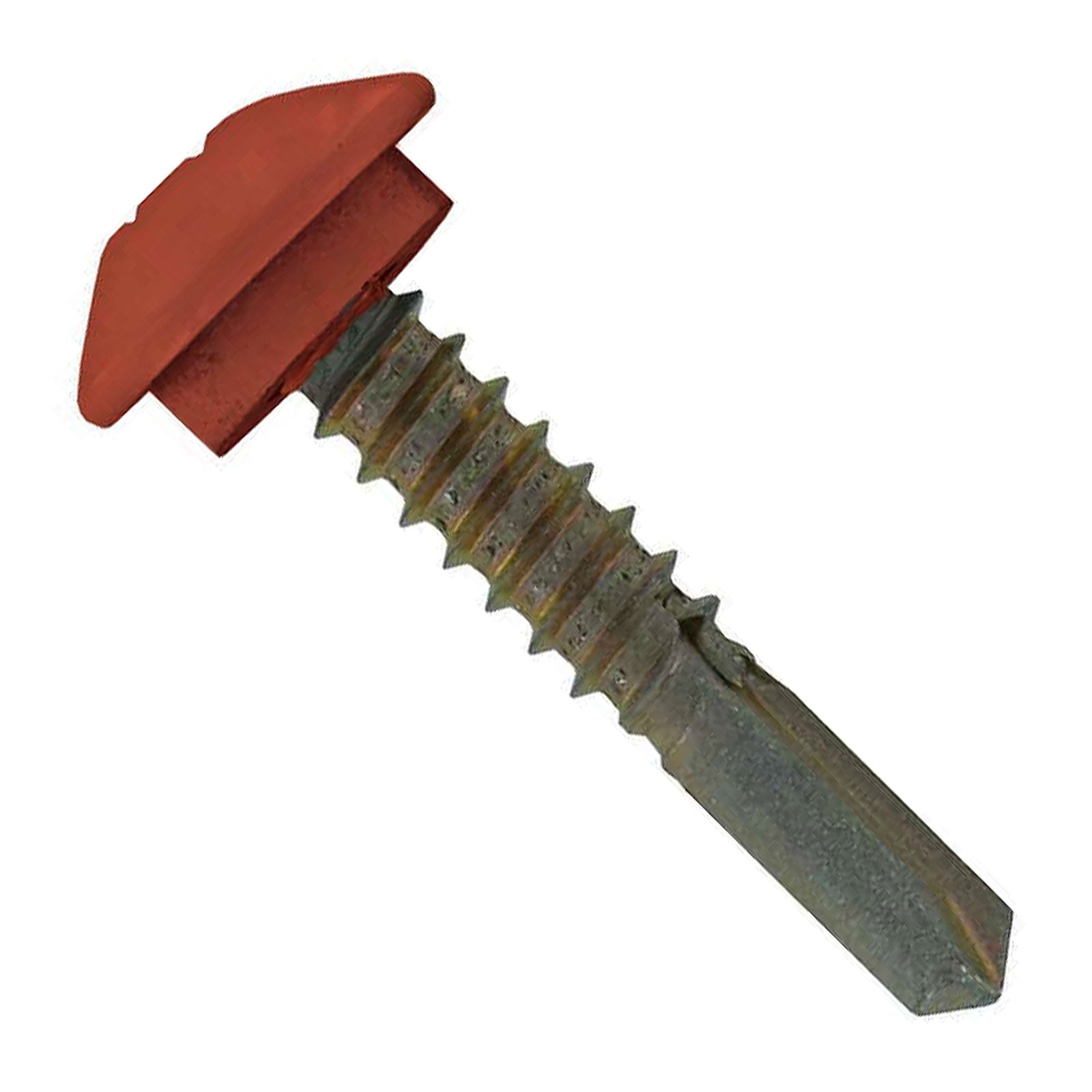 #1214 x 114 inch Eclipse Steelbinder Metal Roofing Screw Copper Pkg 250