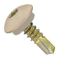 #1214 x 34 inch Eclipse Steelbinder Metal Roofing Screw Light Stone Pkg 250 image 1 of 2