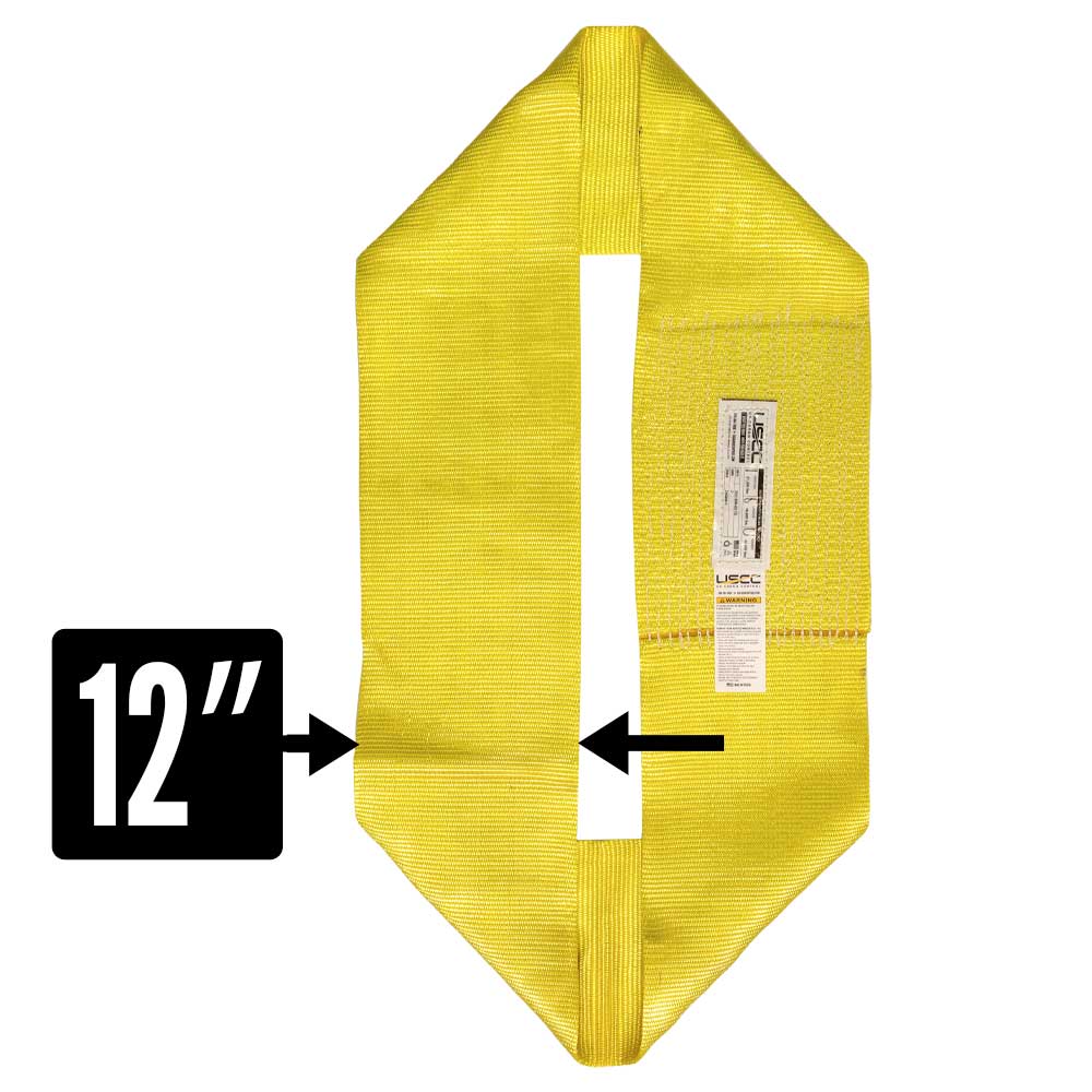 Nylon Lifting Sling - Endless - 12" x  10' - 2-ply