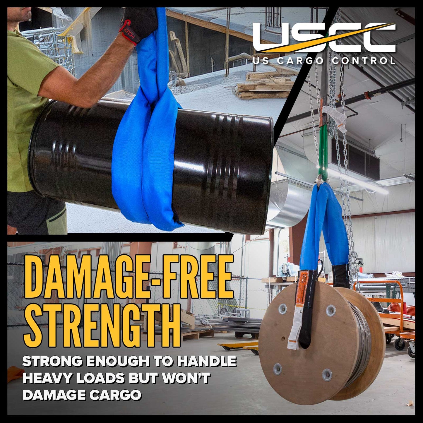 12' Domestic Endless Round Sling - Polyester | 8,400 lbs. Capacity
