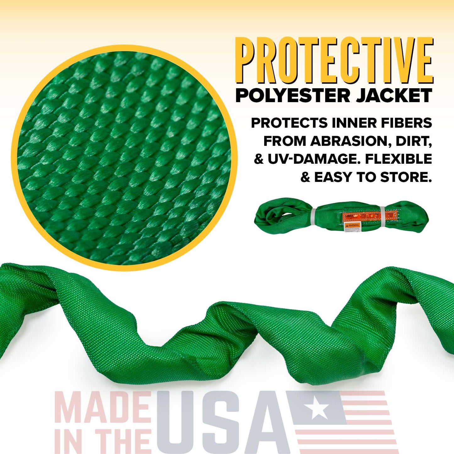 22' Domestic Endless Round Sling - Polyester | 5,300 lbs. Capacity