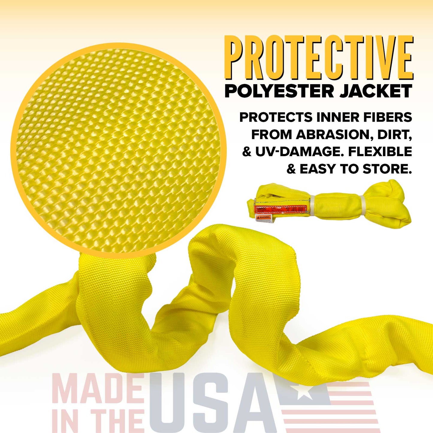 14' Domestic Endless Round Sling - Polyester | 8,400 lbs. Capacity