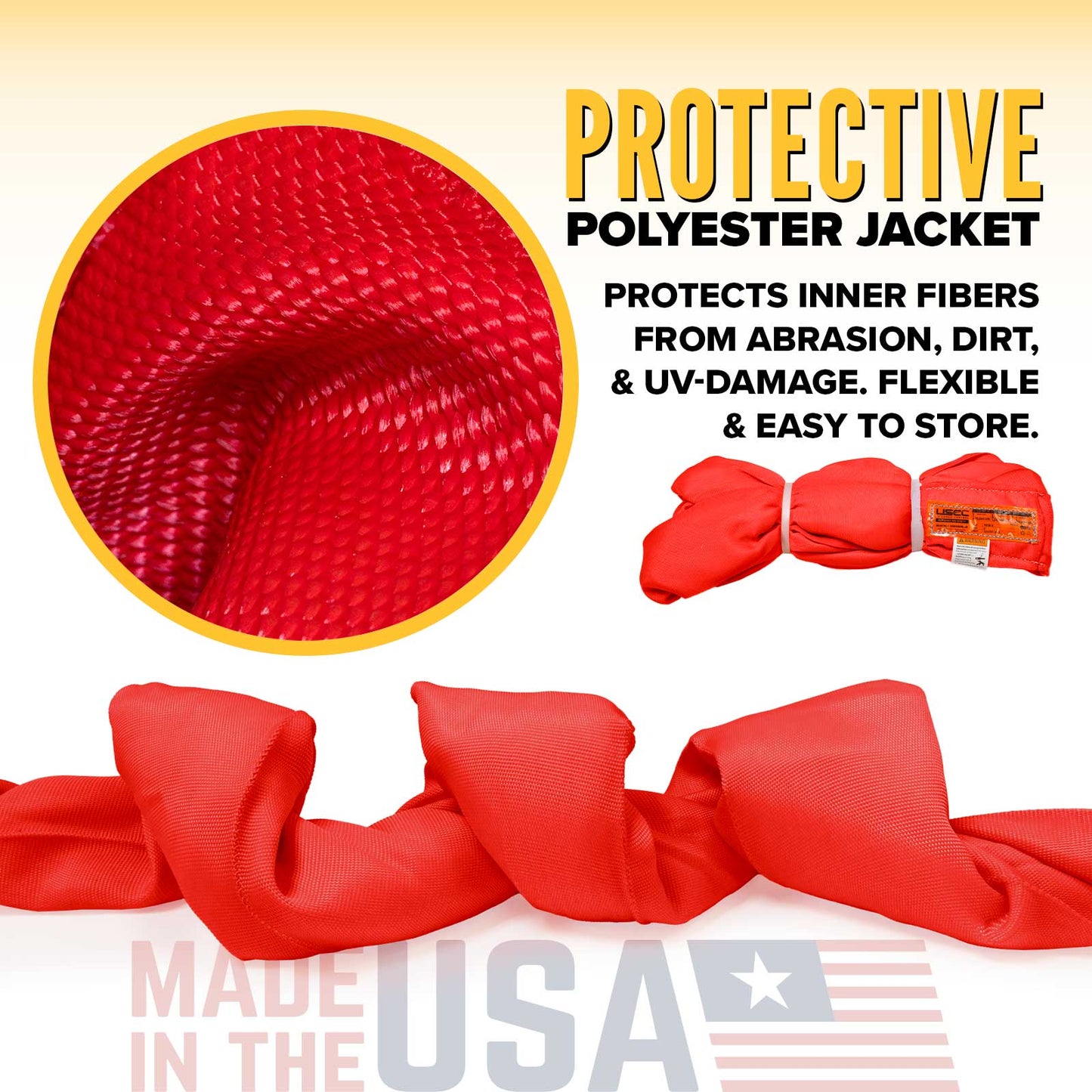 11' Domestic Endless Round Sling - Polyester | 13,200 lbs. Capacity