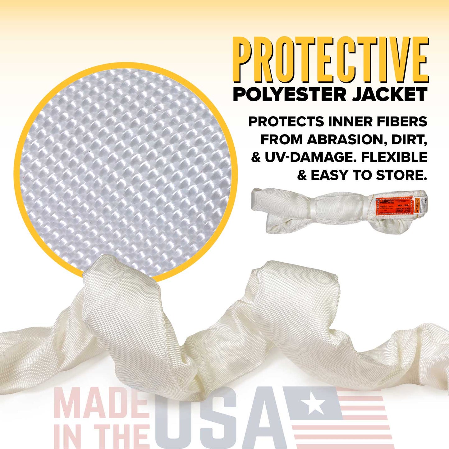 12' Domestic Endless Round Sling - Polyester | 16,800 lbs. Capacity