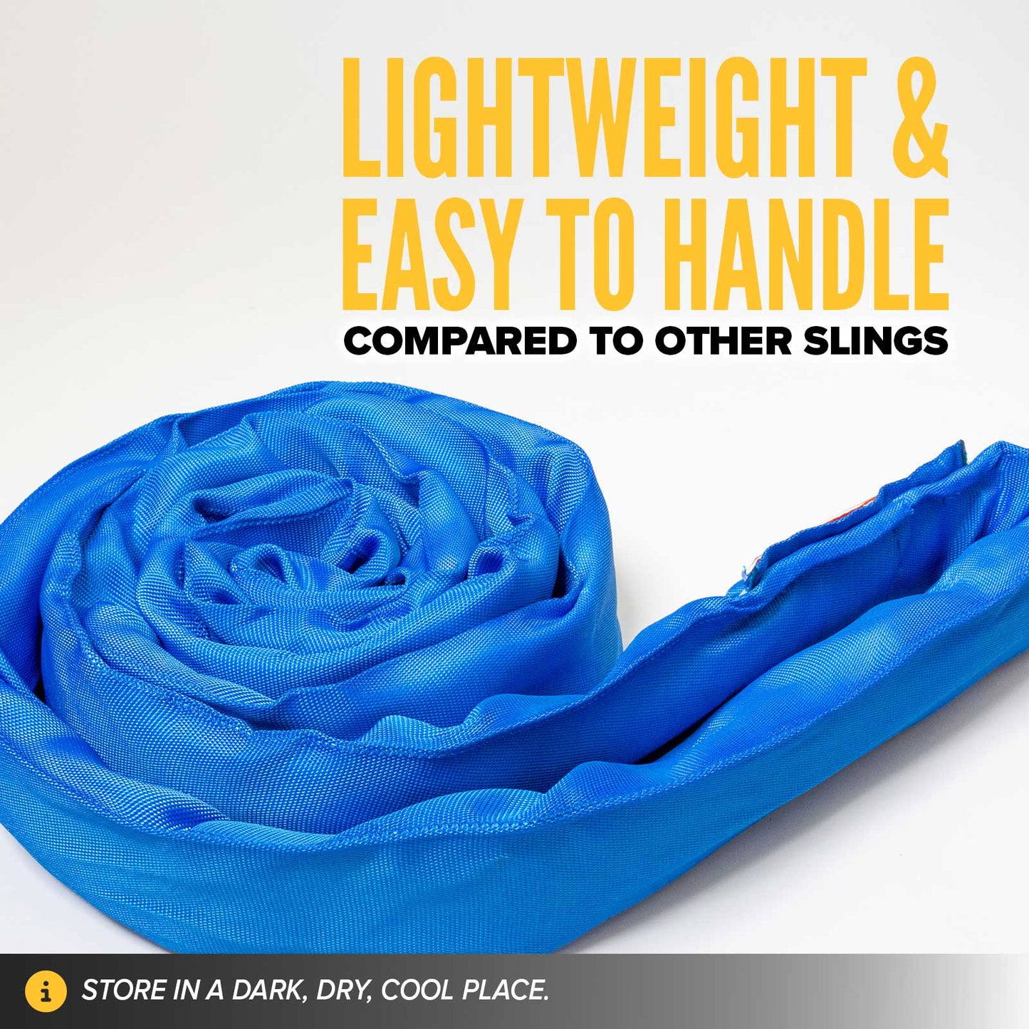 20' Domestic Endless Round Sling - Polyester | 21,200 lbs. Capacity