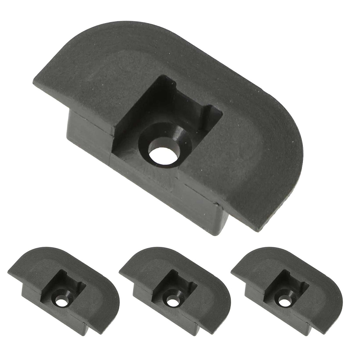 End Cap for Recessed L-Track | 4-Pack