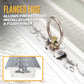 96" Flanged L-Track Kit | Aluminum | 4-Pack