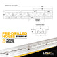 96" Flanged L-Track Kit | Aluminum