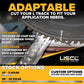 96" Flanged L-Track Kit | Aluminum | 4-Pack