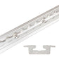 96" Flanged L-Track | Aluminum | 2-Pack