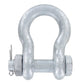 1-3/4" Galvanized Bolt Type Anchor Shackle - 25 Ton rear view
