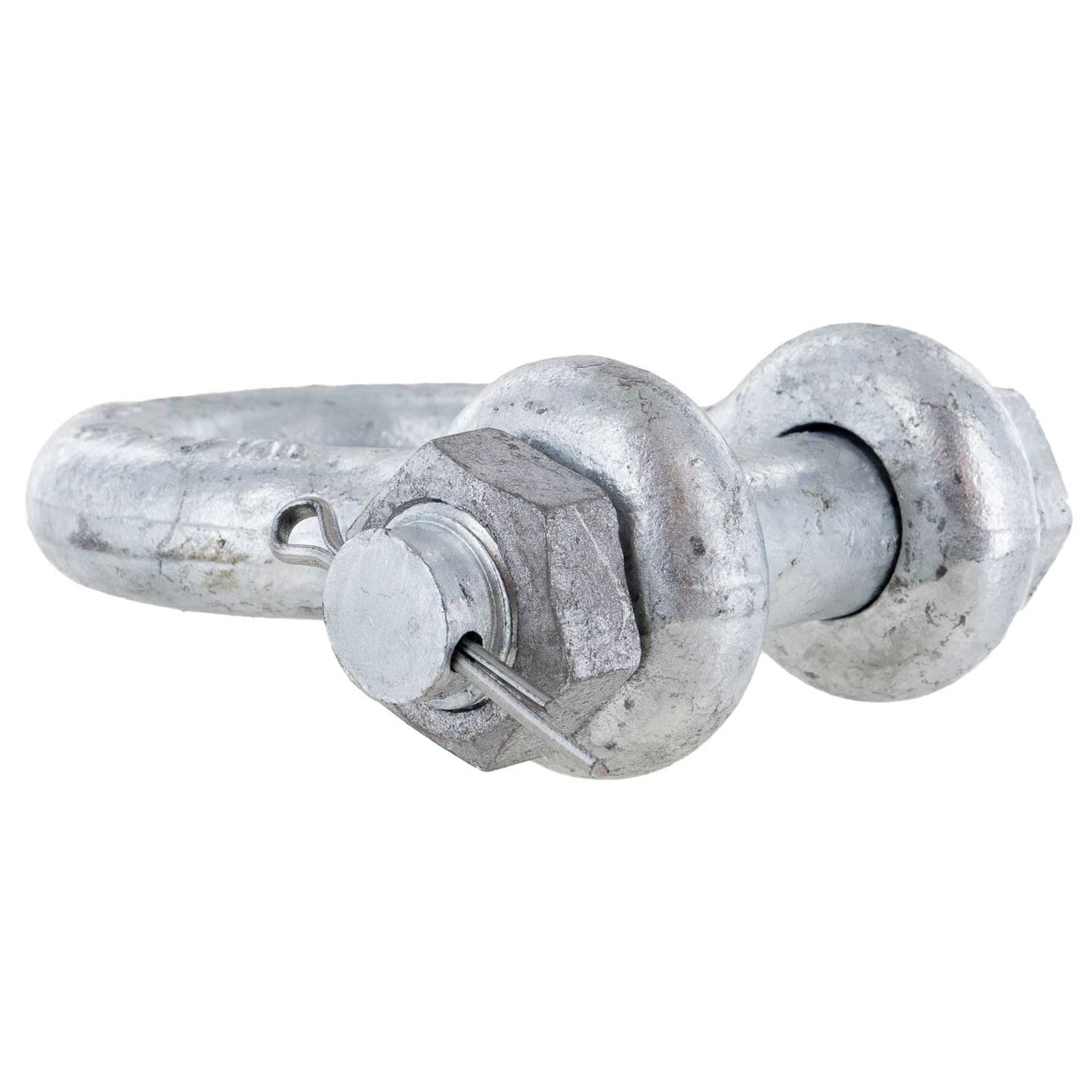 1-3/8" Galvanized Bolt Type Anchor Shackle - 13.5 Ton