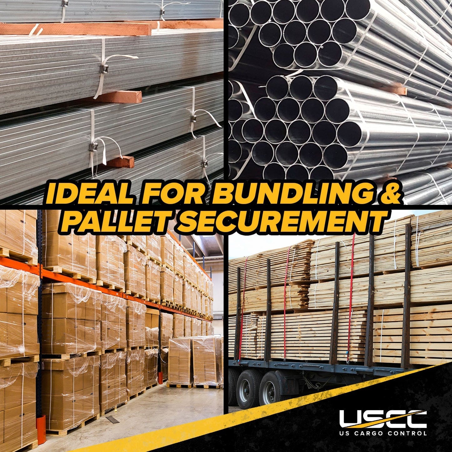 5/8" Cordstrap Buckles for Composite Strapping - 2-Pack