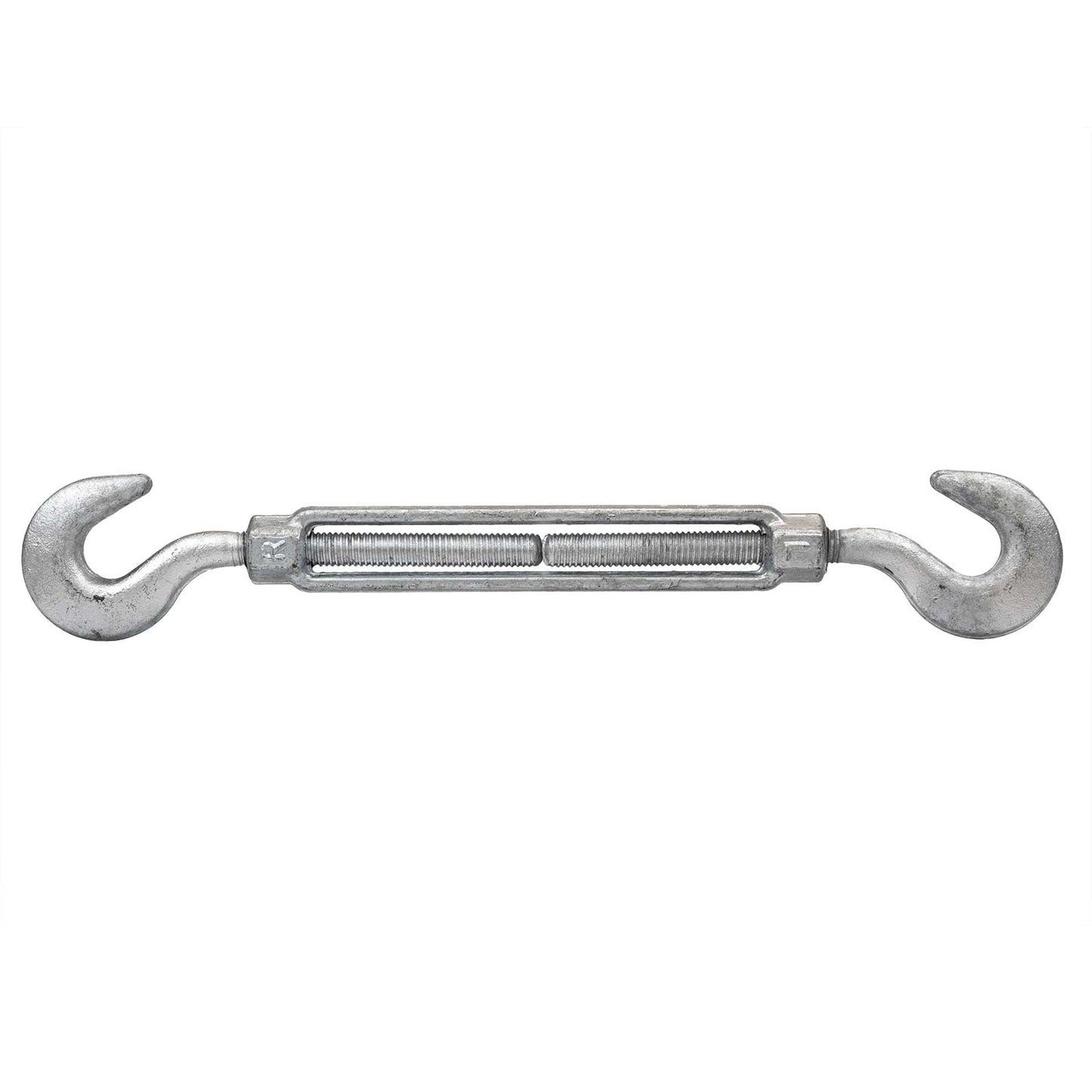 3/4" x 6" Hook & Hook Galvanized Turnbuckle