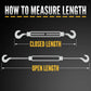 5/8" x 6" Hook & Hook Galvanized Turnbuckle