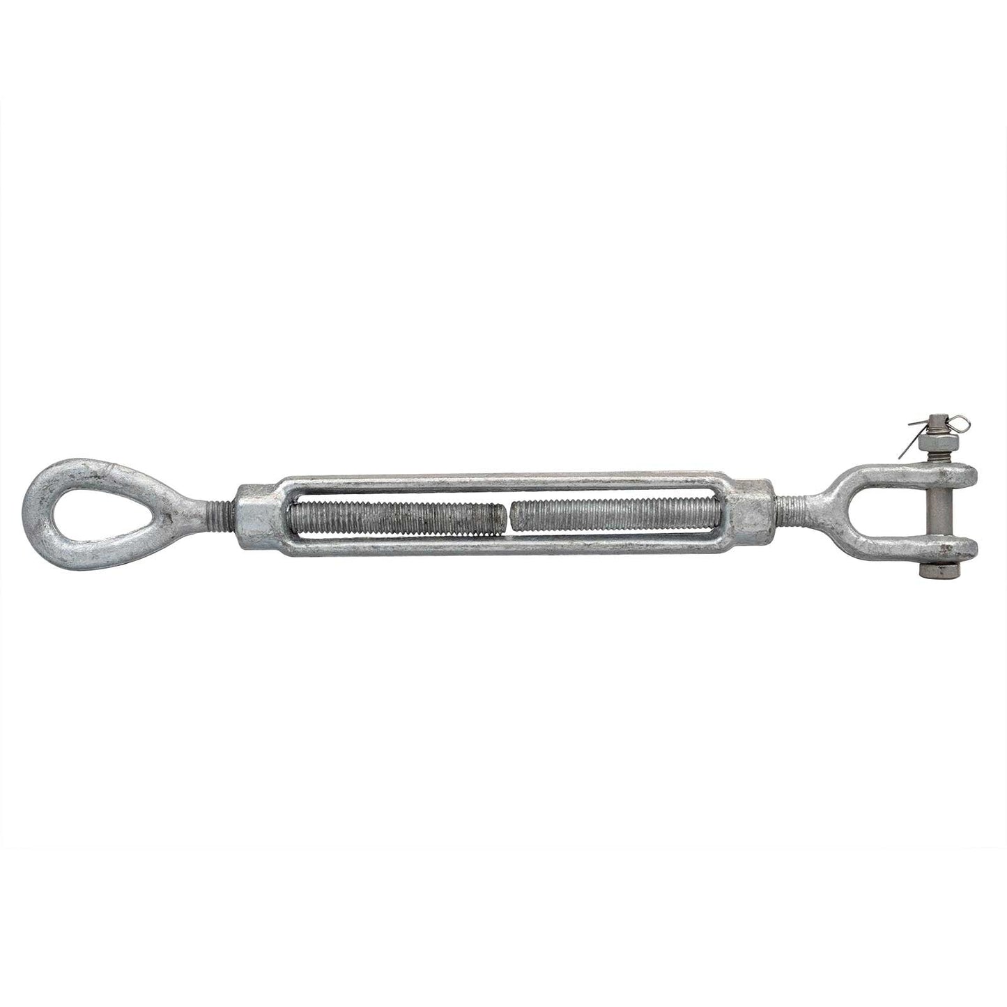 1" x 12" Jaw & Eye Galvanized Turnbuckle