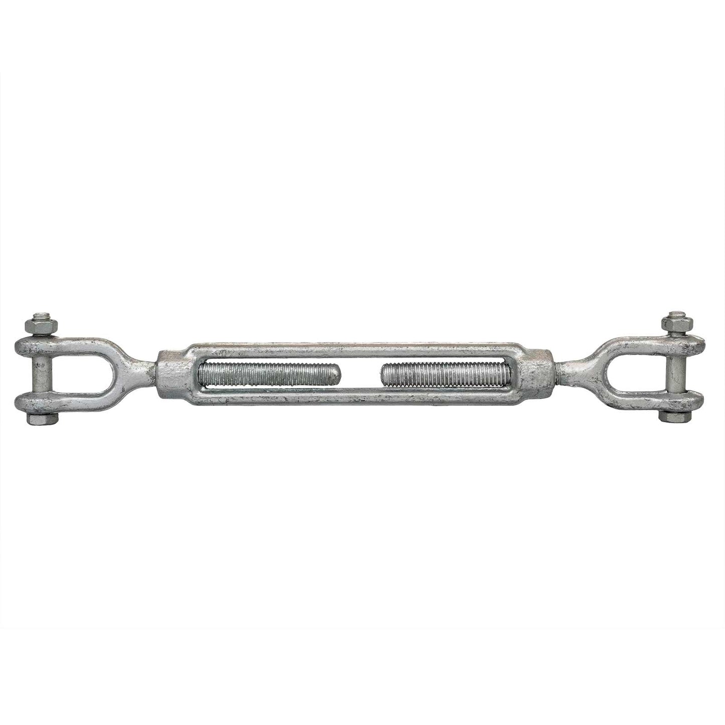 3/8" x 6" Jaw & Jaw Galvanized Turnbuckle