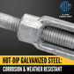 3/8" x 6" Jaw & Jaw Galvanized Turnbuckle