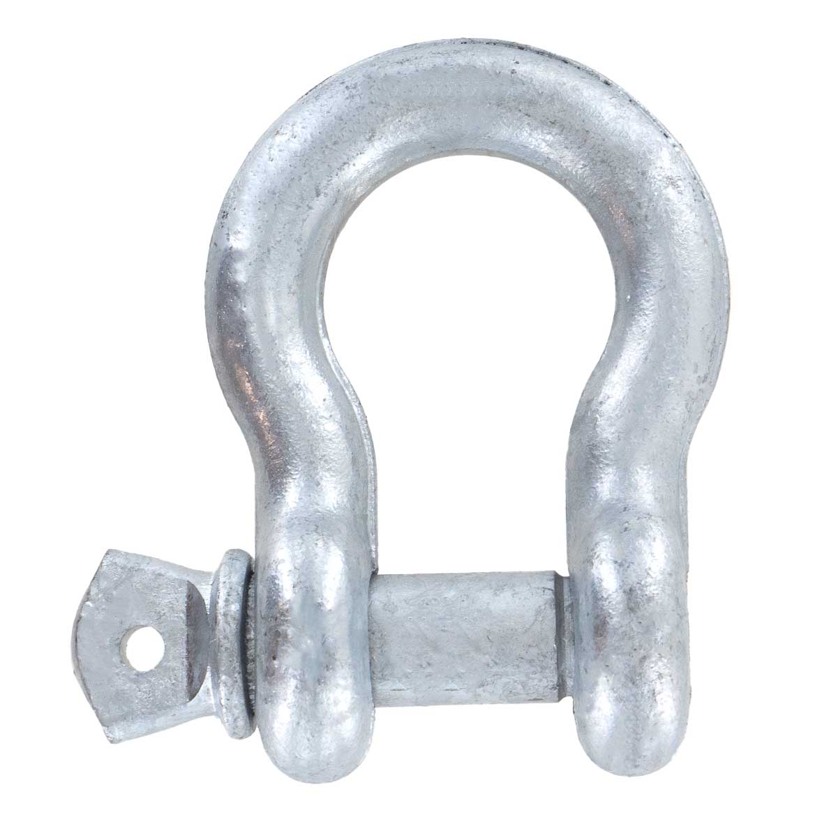3/8" Galvanized Screw Pin Anchor Shackle - 1 Ton