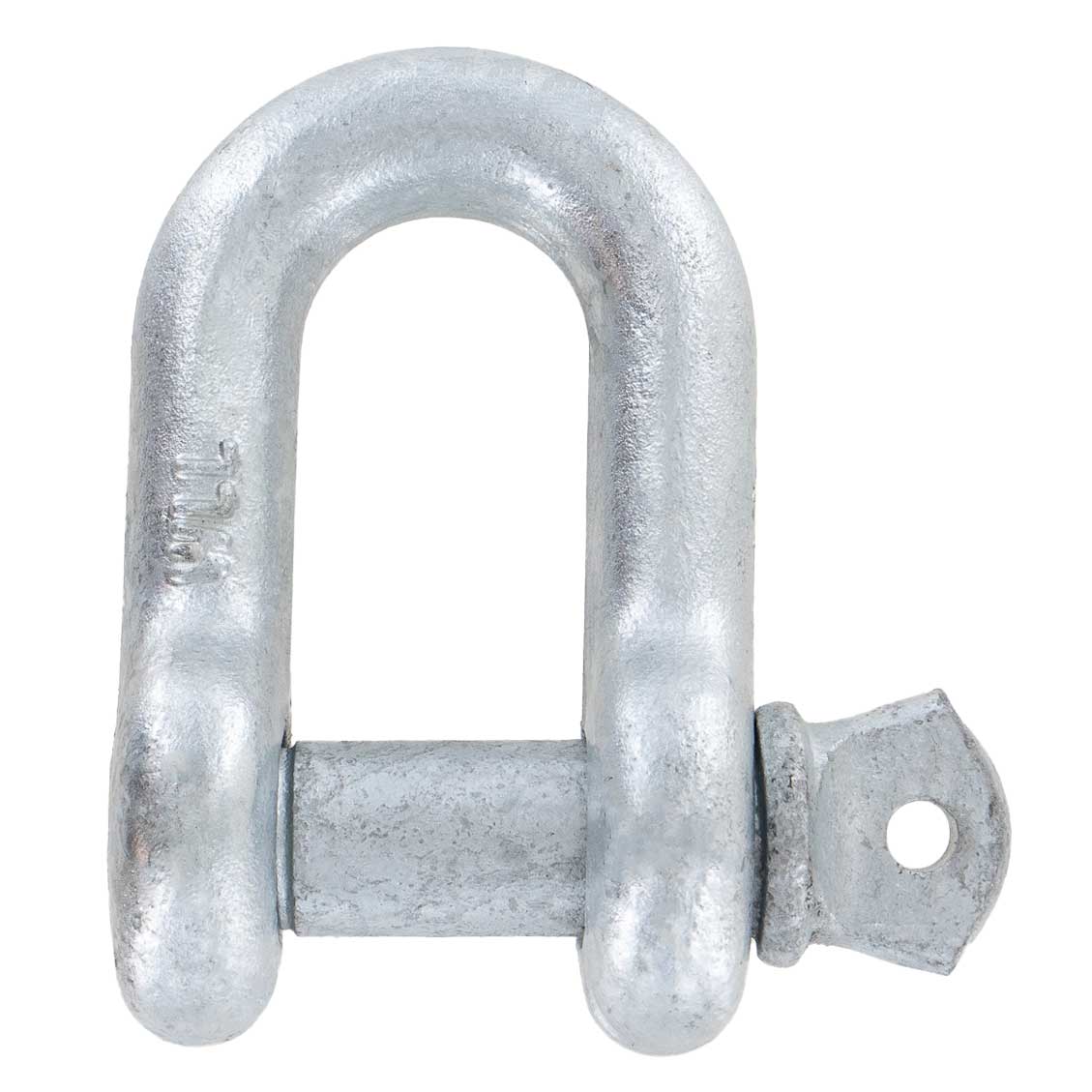 3/4" Galvanized Screw Pin Chain Shackle - 4.75 Ton