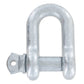 1/2" Galvanized Screw Pin Chain Shackle - 2 Ton
