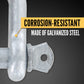 1/2" Galvanized Screw Pin Chain Shackle - 2 Ton