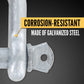 5/8" Galvanized Screw Pin Chain Shackle - 3.25 Ton shackle construction