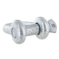 1" Galvanized Screw Pin Chain Shackle - 8.5 Ton