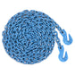 9/32" x 16' Tie Down Chain with Eye Grab Hooks | Grade 120