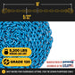 9/32" x 16' Tie Down Chain with Eye Grab Hooks | Grade 120