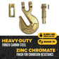 3/8" Clevis Grab Hook with Latch | Grade 70