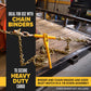 3/8" x 20' Grade 70 Transport Chain with Clevis Grab Hooks