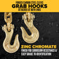 3/8" x 20' Grade 70 Transport Chain with Clevis Grab Hooks