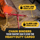 5/16" x 20' Grade 70 Transport Chain and Binder Kit