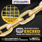 1/2" x 25' Grade 70 Transport Chain with Clevis Grab Hooks