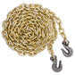 3/8" x 16' CM® Grade 70 Transport Chain with Clevis Grab Hooks | Made in USA