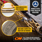 3/8" x 25' CM® Grade 70 Transport Chain with Clevis Grab Hooks | Made in USA