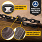 3/8" x 20' Tie Down Chain with Clevis Grab Hooks | Grade 80