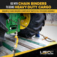 3/8" x 20' Tie Down Chain with Clevis Grab Hooks | Grade 80