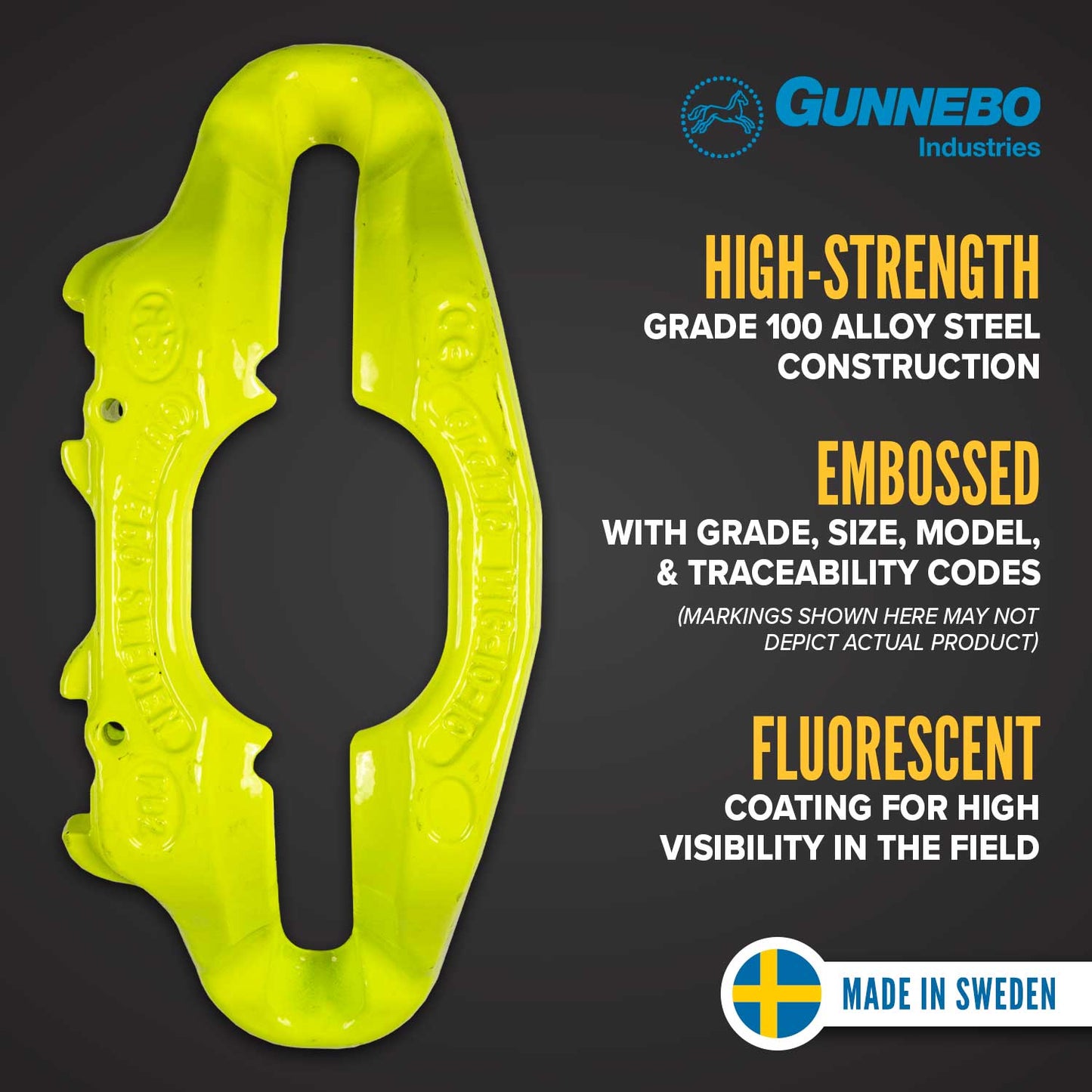 Gunnebo 3/8" MIG Shortener - Grade 100