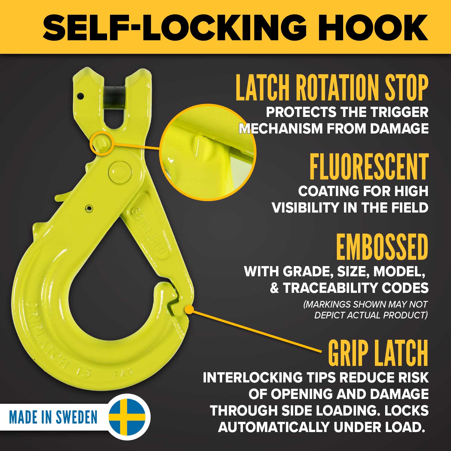 gunnebo safety hook features