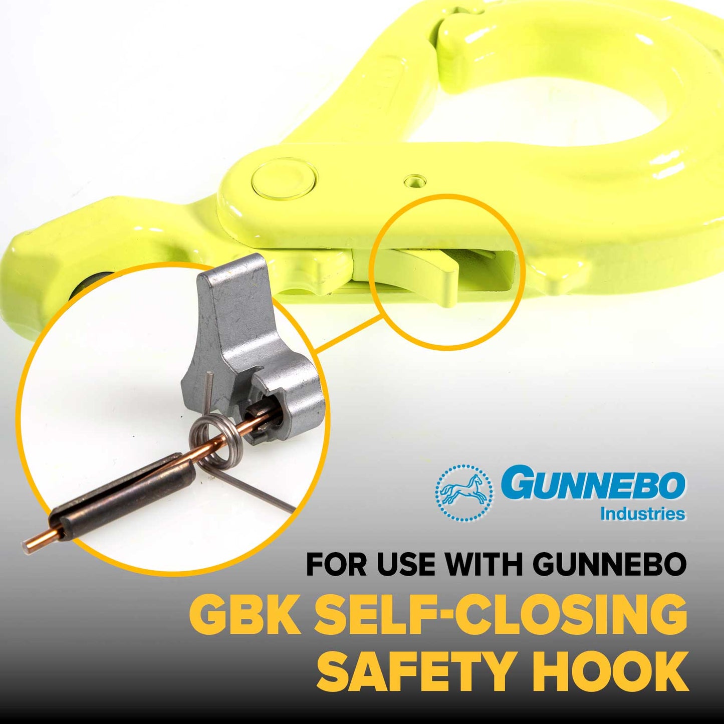 Gunnebo Safety Hook Latch Kit 3/8" - Z100289