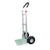 Pneumatic Wheel Aluminum Dolly Hand Truck with Round Handle & Solid Extension Nose Plate