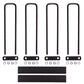 Sturdy-Lite U-Bolt Straight Frame Cab Rack Mounting Kit - 19" Bolts