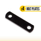 Sturdy-Lite U-Bolt Straight Frame Cab Rack Mounting Kit - 19" Bolts